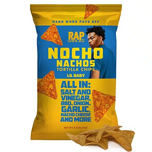 Rap Snacks Lil Baby All In Nocho Nachos Tortilla Chips Oz Bags Pack of