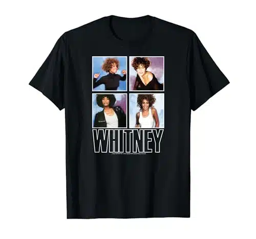 Whitney Houston   Grid T Shirt