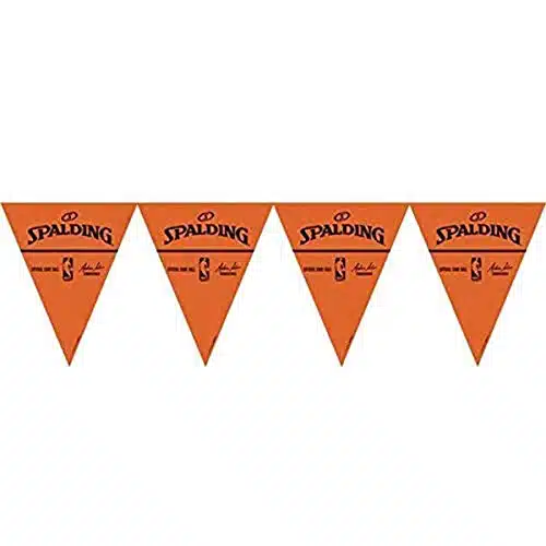 AMSCAN Spalding Basketball Collection Pennant Banner  '  Orange  Pc