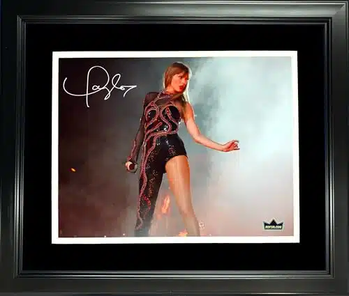 Framed Taylor Swift Facsimile Laser Engraved Signature Auto xusic Photo HOFSM Holo