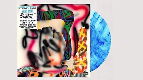 Hey U X   Exclusive Limited Edition Blue Swirl Colored Vinyl LP