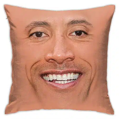 Ipamayah Rock Funny Face Throw Pillow Covers ''X'' Velvet Cozy Soft Funny Meme Throw Pillow Case Home Decor Pillowcase Cushion Case for Couch Sofa Bed