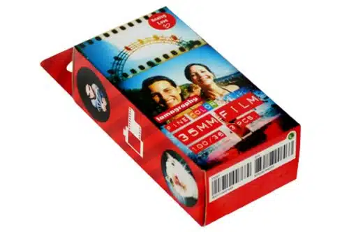 Lomography mm ISO Fine Color Negative Film   Rolls in a Pack (Red)