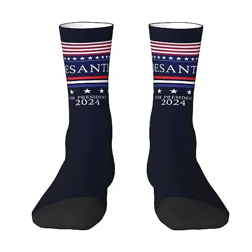 PAUPPY Ron DeSantis Gifts For Women Men Gifts Womens Slouch Sock Soft Long Boot Socks for Women High Sock