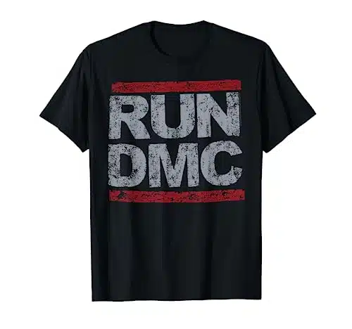 Run DMC Official Grunge Logo T Shirt