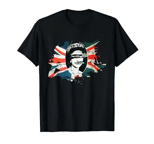 Sex Pistols Official Flag God Save The Queen T Shirt