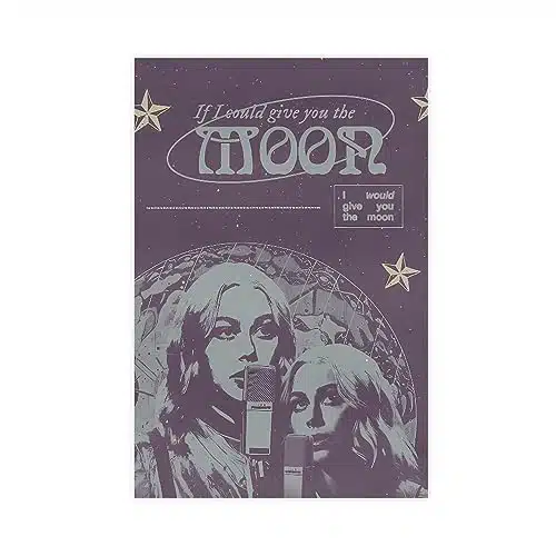 THUMPRO Moon Song Phoebe Bridgers Canvas Poster Wall Art Decor Print Picture Paintings for Living Room Bedroom Decoration Unframe xinch(xcm)