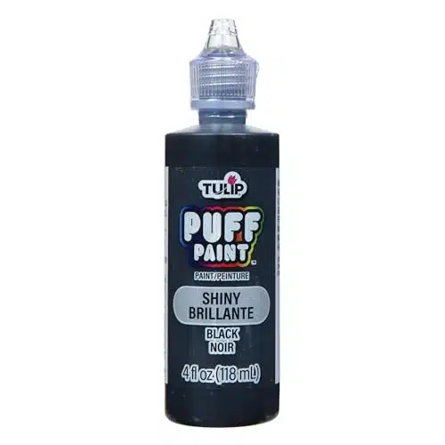 TULIP Dimensional Fabric Paint Dfpt Oz Slick Black, Fl Oz (Pack of ), Packaging may vary