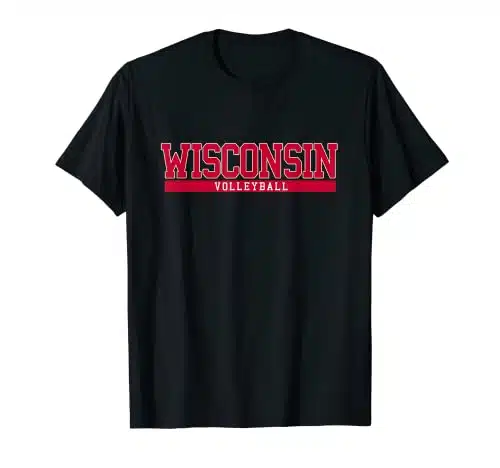 Wisconsin Volleyball T Shirt