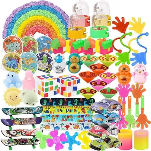 soi meme Pcs Party Favors Carnival Treasure Box Toys Classroom Prizes Small Mini Bulk Gifts Toys Pinata Easter Basket Stuffers for Kids Boys Girls , Goodie Bags Fillers for Kids Birthday Party