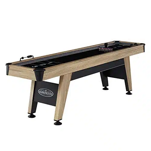 Barrington Billiards ' Wentworth Shuffleboard Table with Scratch Resistant Playfield and Puck Set