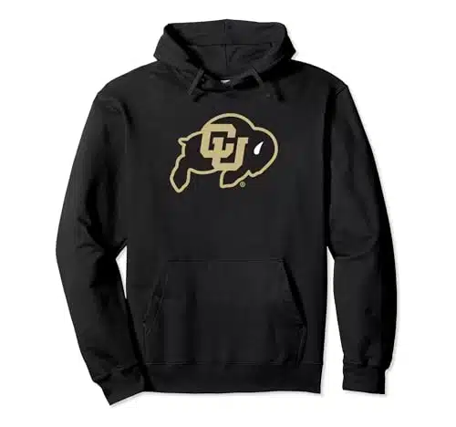 Colorado Buffaloes Icon Black Officially Licensed Pullover Hoodie