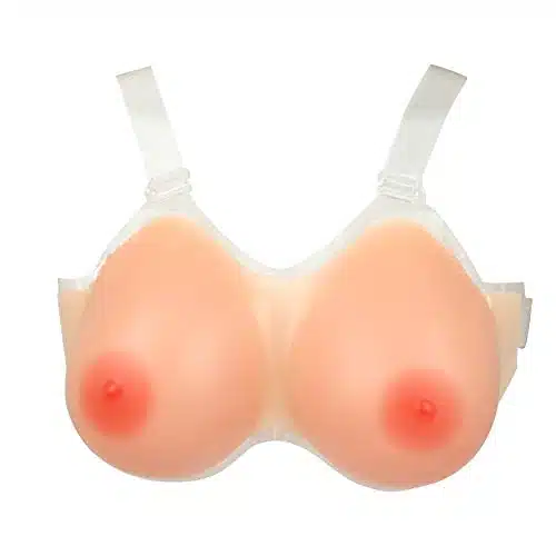 Ecoup g A F Cup Silicone Breast Forms Fake Boobs False Breasts for Mastectomy Crossdresser (Nude, S g(LBPair) BA)