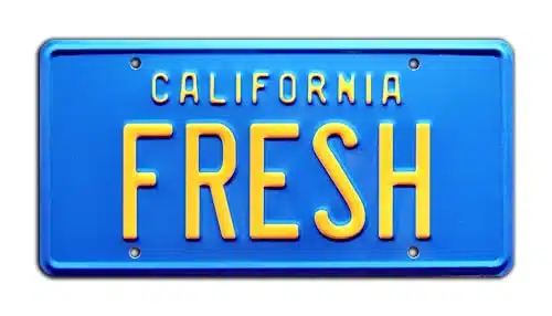 Fresh Prince of Bel Air  Fresh  Metal Stamped License Plate