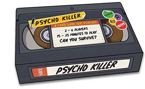 Greater Than Games Psycho Killer, Fast Paced, Hilarious and Strategic Party Game!