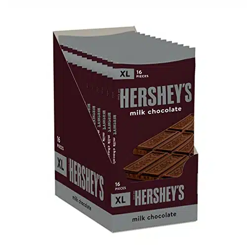 HERSHEY'S Milk Chocolate XL, Candy Bars, oz (Count, Pieces)