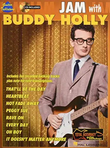 Jam with Buddy Holly Total Accuracy Guitar Workshops Book with Online Audio