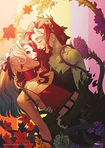 MIGHTYPRINT DC Comics  Justice League  Harley Quinn and Poison Ivy  Celebrate Pride  LGBTQ+  Durable  x all Art  NOT Made of Paper  Officially Licensed Collectible