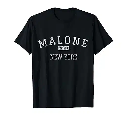 Malone New York NY Vintage T Shirt