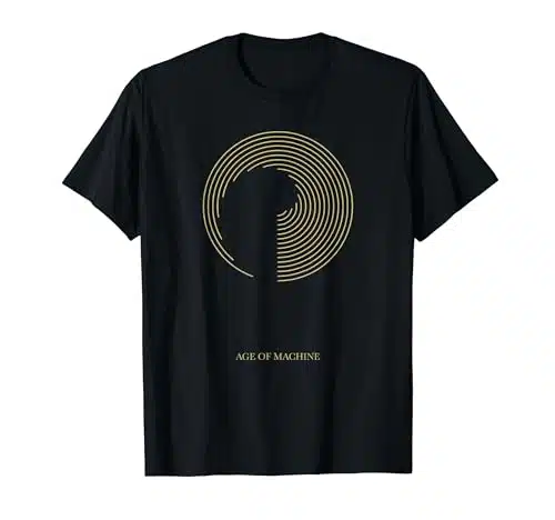 Official Greta Van Fleet Age of Machine Black T Shirt