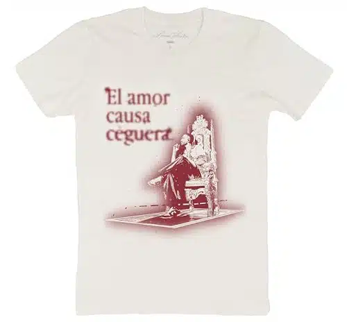 Romeo Santos Love Is Blind T Shirt, Cream, Large