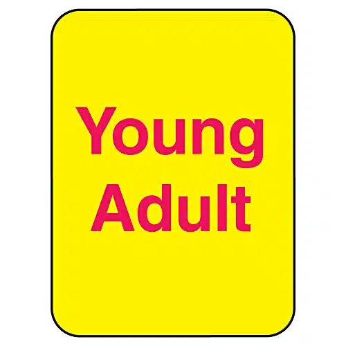 The Library Store Classification Labels with Permanent Adhesive Young Adult per Roll