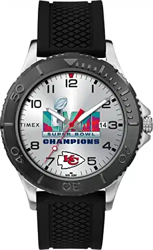 Timex Tribute Men's NFL Gamer mm Watch  Super Bowl Champions Kansas City Chiefs