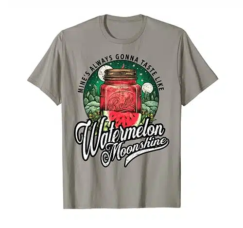 Watermelon Moonshine Retro Country Music T Shirt