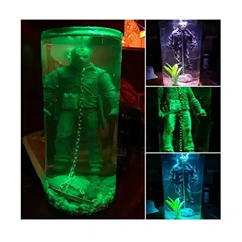 YTCPMHEA New Horror Movie Collector Action Figure Water Lamp Part Lives Final Display, Collectibles Figures Dolls, Decorative Table Lamp Lights for Home Decor Halloween Unique Gifts