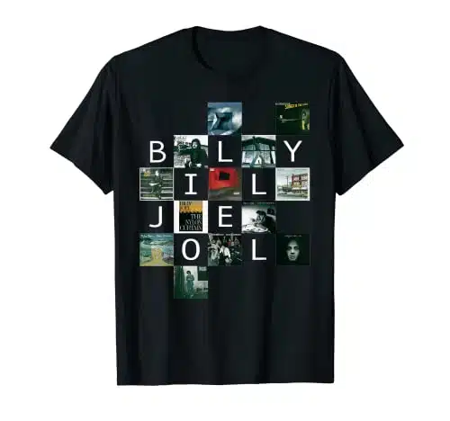 Billy Joel   Albums Set List T Shirt