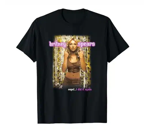 Britney Spears   Oops!... I Did It Again Anniversary Tour Short Sleeve T Shirt