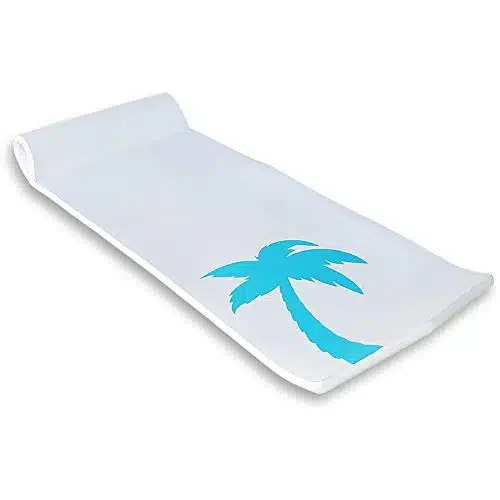 California Sun Deluxe Oversized Unsinkable Foam Cushion Pool Float   (White Palm Tree)