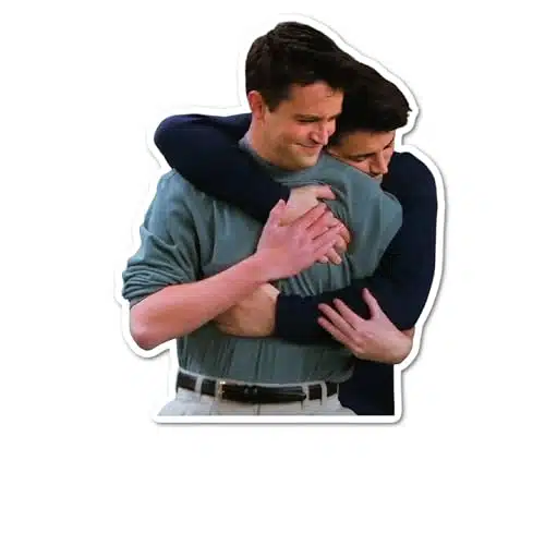 Chandler and Joey Friends Sticker