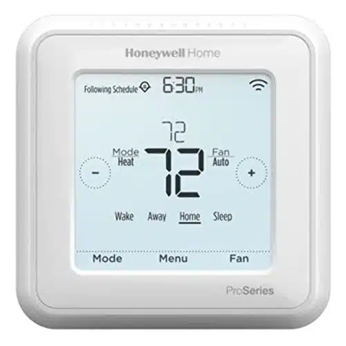 Honeywell THFU Lyric TPro Wi Fi Programmable Thermostat with Stages Up to HeatCool Heat Pump or HeatCool Conventional