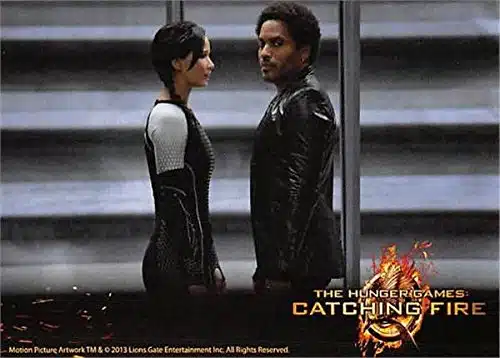 Lenny Kravitz & Jennifer Lawrence trading card (Cinna & Katniss, The Hunger Games Catching Fire) eca #