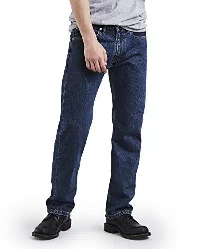 Levi's Men's Regular Fit Jeans (Also Available in Big & Tall), Dark Stonewash,  x L
