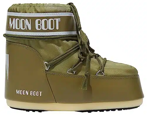 Moon Boot, Icon Low Nylon Unisex Boots, , Khaki
