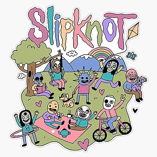 Slipknot Logos Sticker Bumper Sticker Vinyl Decal