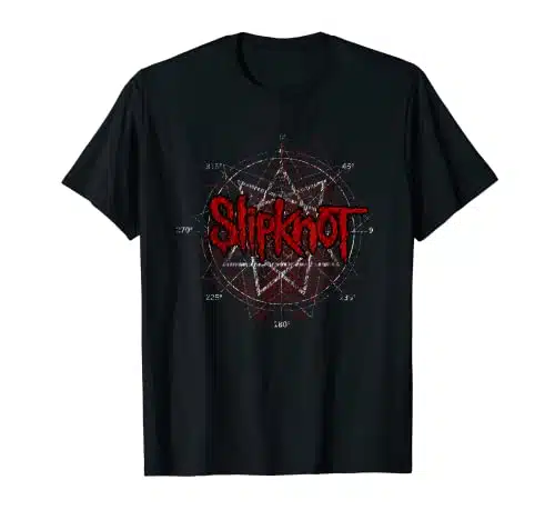 Slipknot Scribble Star Logo T Shirt