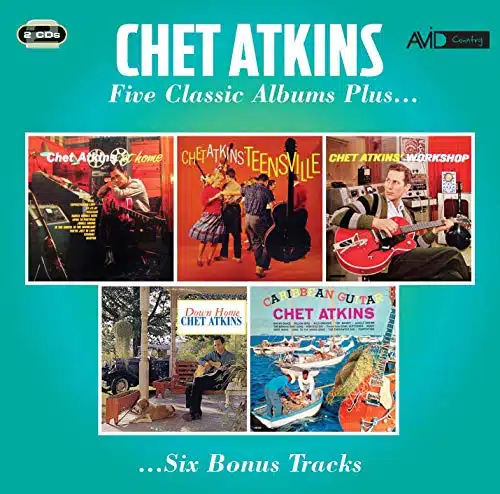 Five Classic Albums Plus At HomeTeensvilleChet Atkins` WorkshopDown HomeCaribbean GuitarChet Atkins