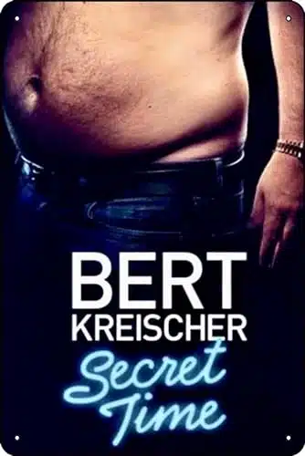 Bert Kreischer Secret Time () Movie Poster Vintage Metal Tin Sign Retro Style Wall Plaque Decoration Metal Sign Xinch