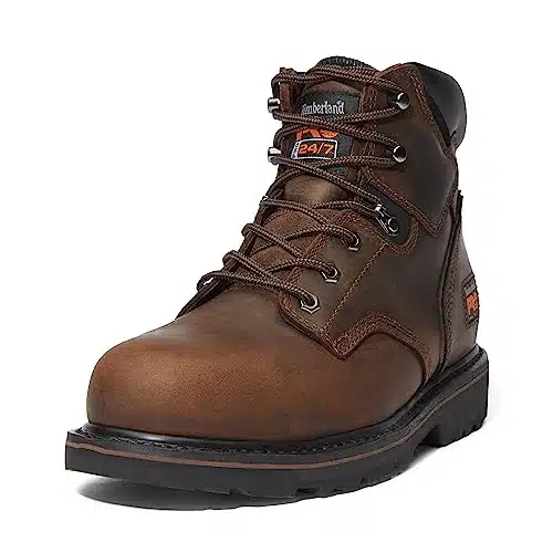 Timberland Pro Mens Pit Inch Steel Safety Toe Industrial Work Boot, Brownbrown,